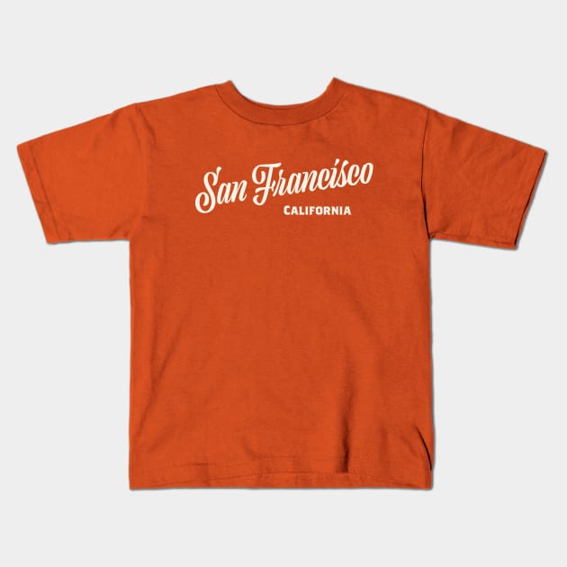 San Francisco California Kids T-Shirt by MrFranklin